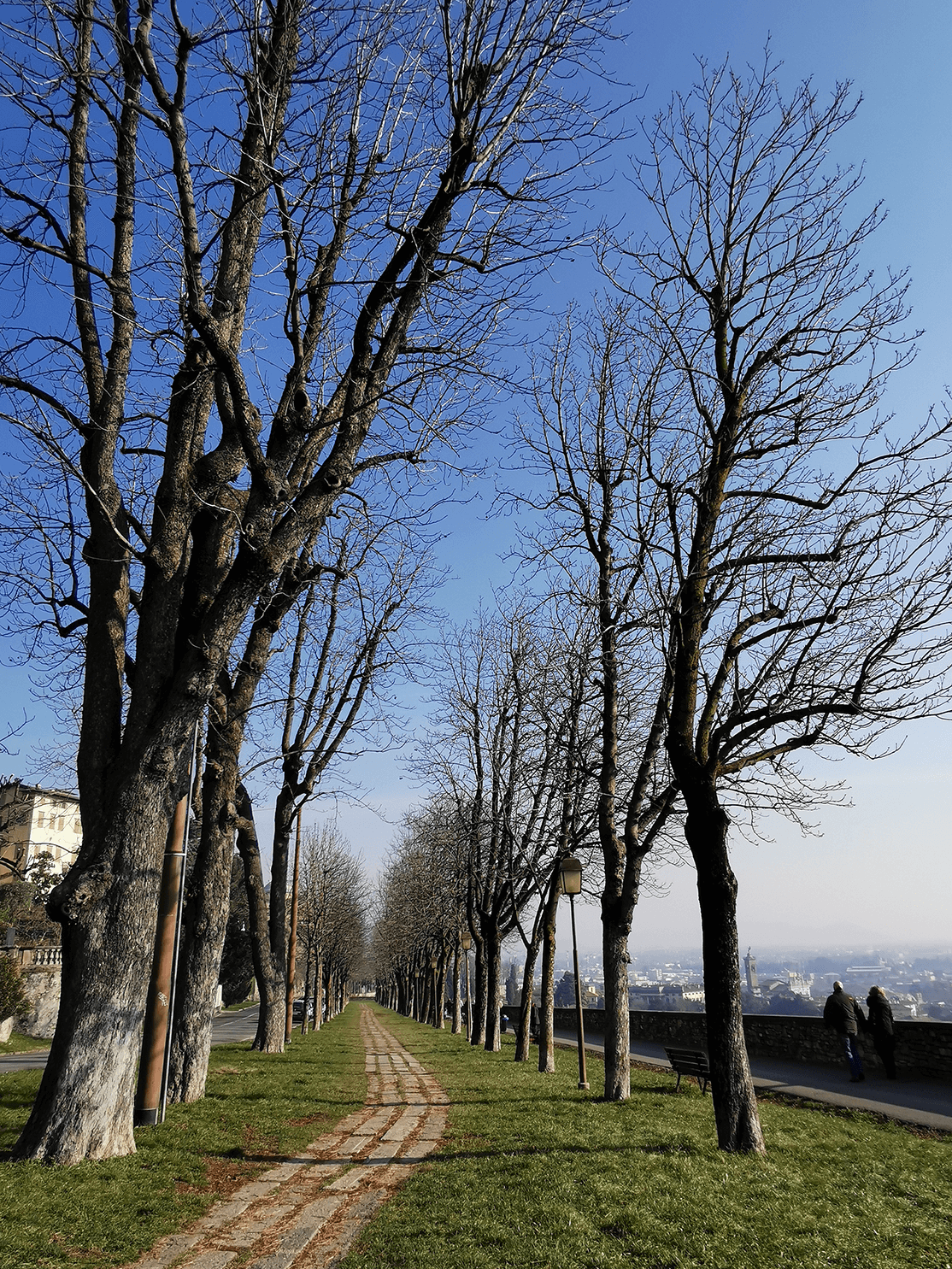 Bergamo passeggiata sulle mura
